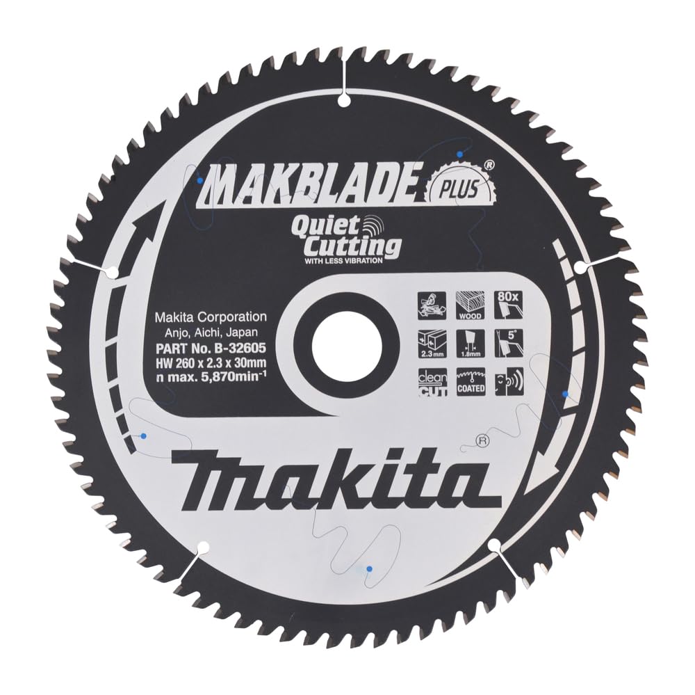Makita Makblade+ Saegeblatt, 260 x 30 mm, 80Z, B-32605