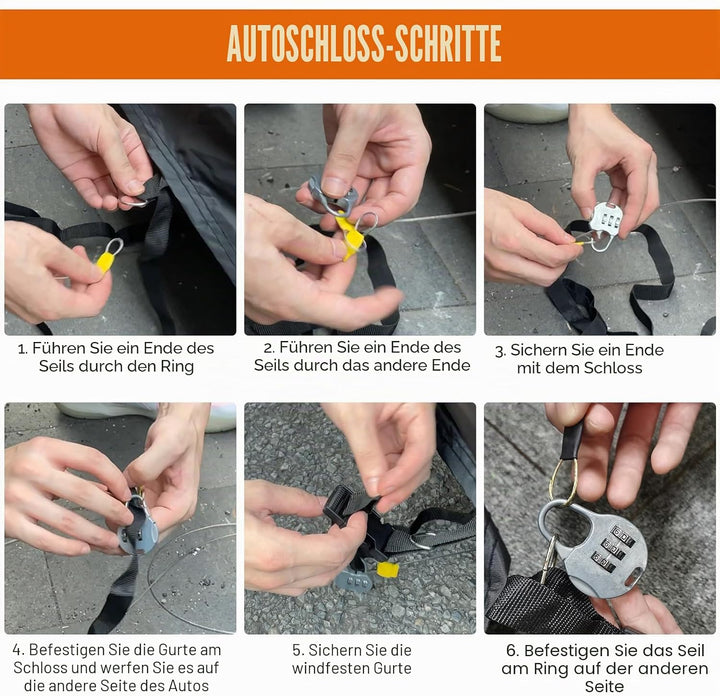 Autoabdeckung Passend für Renault Zoe 2012-2024, wasserdichte Vollgarage Autoplane mit Reissverschlu