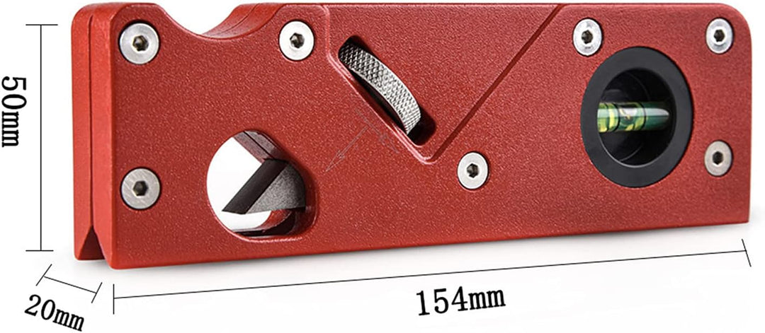 Multifunktionshobel Holzbearbeitungshobel, 45-Grad Fasenhobel 1/8" 3/16" 1/4" Radius Konturen Kanten