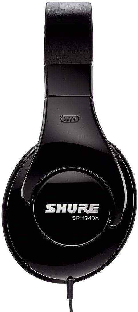 Shure SRH240A geschlossener Kopfhörer / Over-ear, geräuschunterdrückend, druckvolle Bässe und detail
