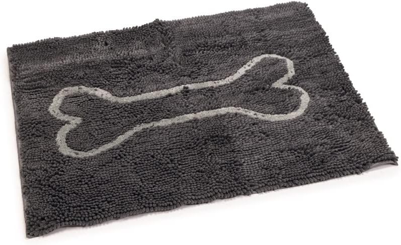 DGS Dirty Dog Doormat L: 90 cm B: 66 cm grau 90 X 66 CM Grau, 90 X 66 CM Grau