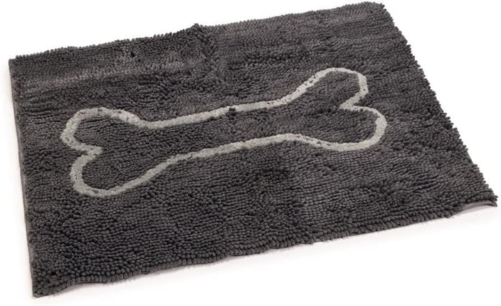 DGS Dirty Dog Doormat L: 90 cm B: 66 cm grau 90 X 66 CM Grau, 90 X 66 CM Grau