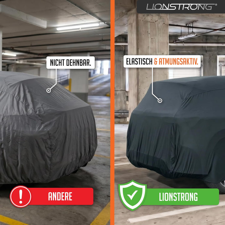 LIONSTRONG® Autoabdeckung Innenraum [HOCHWERTIGER Stoff 220 G/M²] - SUV-XL 7) SUV-XL, 7) SUV-XL