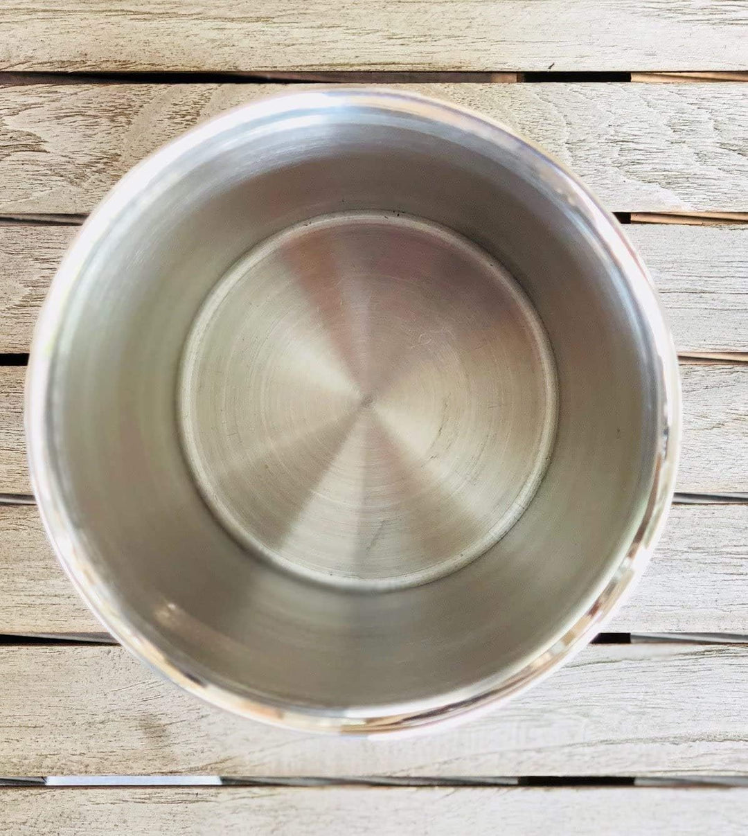 EDZARD Flaschenkühler Nebraska, Höhe 20 cm, Durchmesser 12 cm, für 1 Flasche, doppelwandig, Edelstah