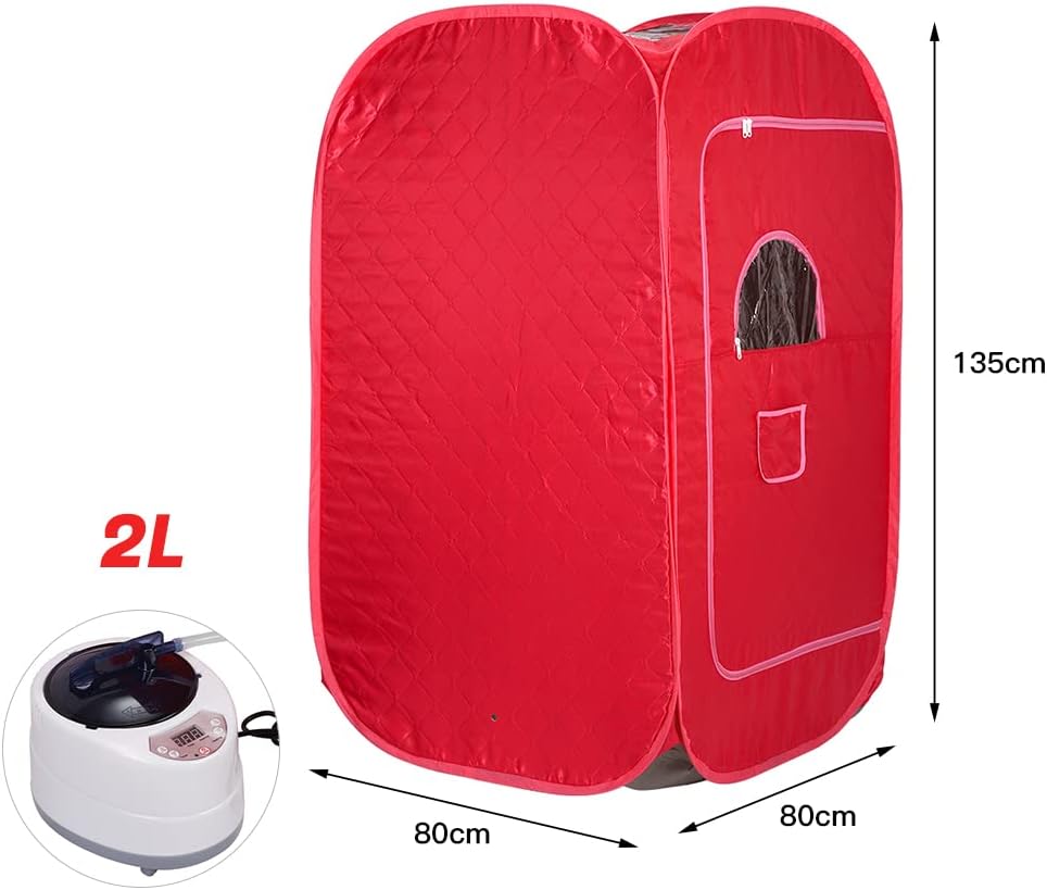 Tragbare Dampfsauna mit Fernbedienung, Gesundheitssauna für Zuhause, individuell, ideal für Entgiftu