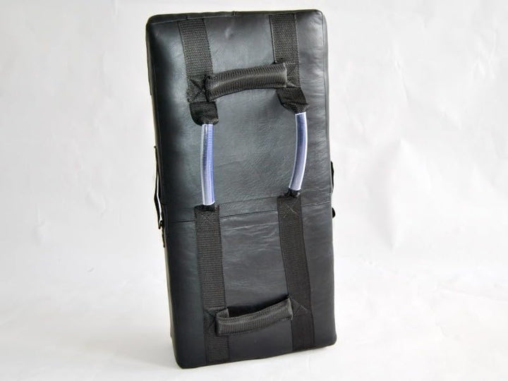 Schlagpolster Jumbo - Griffe Oben, seitlich - 75 x 37 x 15 cm - Echtleder schwarz