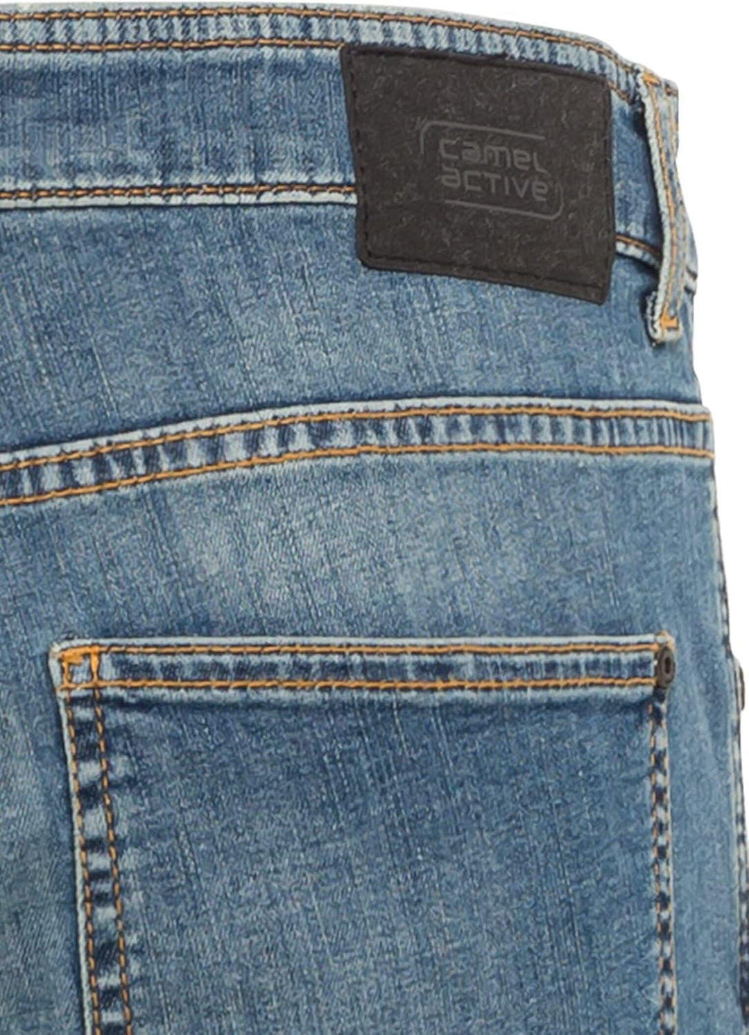 camel active Herren Regular Fit fleXXXactive® Jeans 31W / 34L Dunkelblau, 31W / 34L Dunkelblau