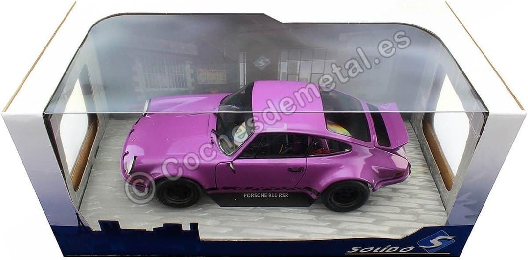 Solido Modellfahrzeug 1:18 Porsche 911 RSR Purple