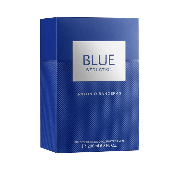 Antonio Banderas Perfumes – Blue Seduction – Eau de Toilette Spray für Herren – 200 ml / 6,7 Fl. Oz
