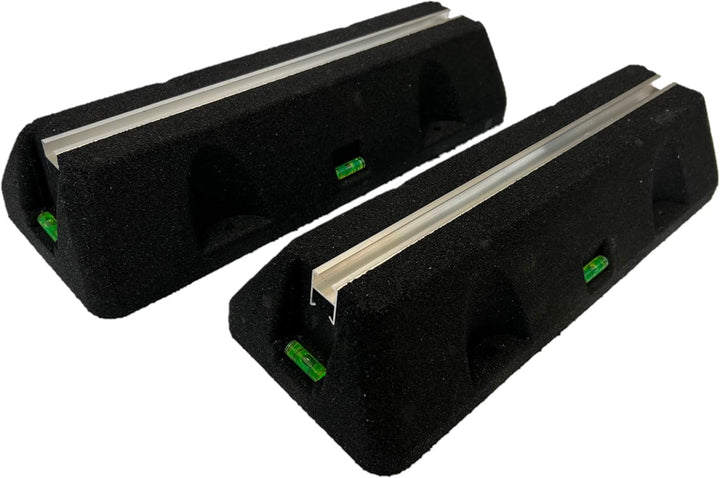 Dämpfungssockel Set 2x450 mm Bodenkonsole für Klimaanlagen, Wärmepumpen | 2 Stück Antivibrationsfüss