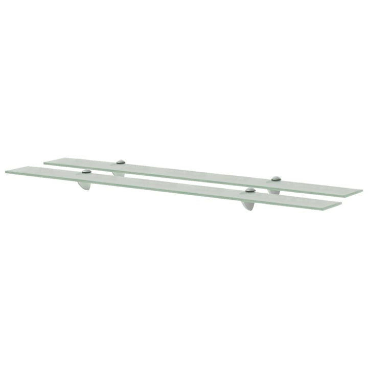 vidaXL 2X Regal Schwebend Wandregal Glasregal Glasboden Glasablage Badablage Wandablage Badregal Abl