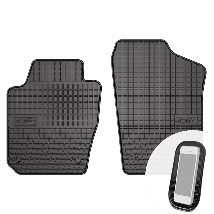 Gummimatten Auto Fussmatten Gummi Automatten Passgenau 2-teilig Set - passend für Skoda Fabia III Va