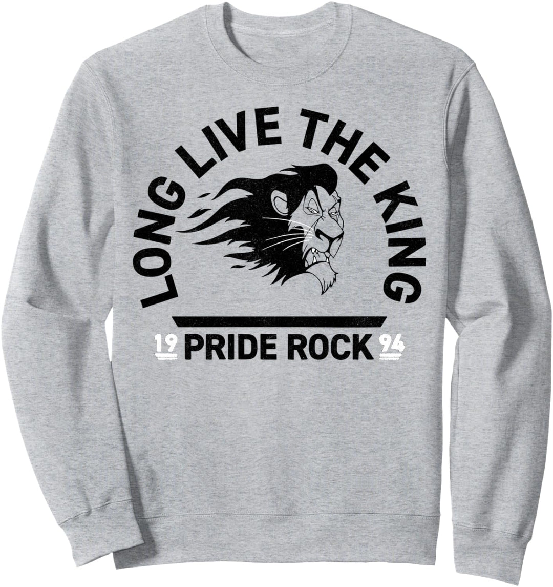 Disney The Lion King Scar Long Live The King 1994 Logo Sweatshirt