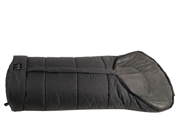 Kaiser Kinderwagenfusssack Jooy Melange, schwarz melange