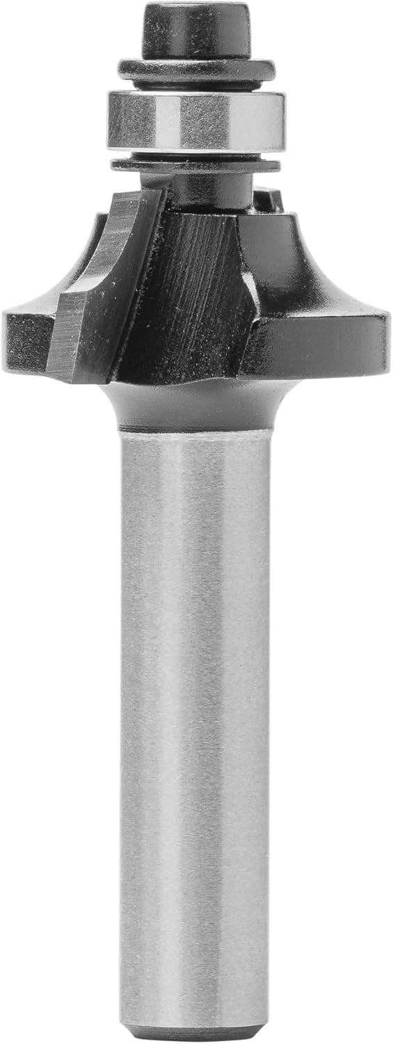 ENT 09806 Viertelstabfräser HW, Schaft (S) 8 mm, Durchmesser (D) 22,7 mm, NL 9,5 mm, R 5 mm, SL 32 m