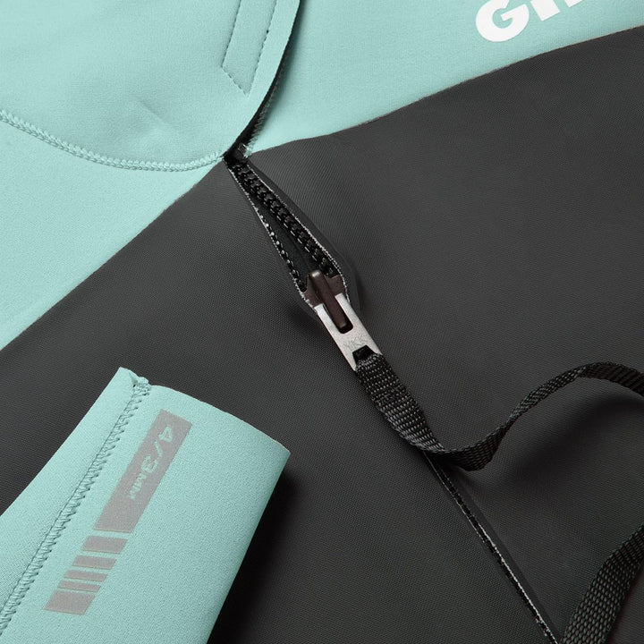 Gill Pursuit Damen Neoprenanzug, 4/3 mm, langärmelig, für Wassersport, Surfen, Paddleboard, Schwimme