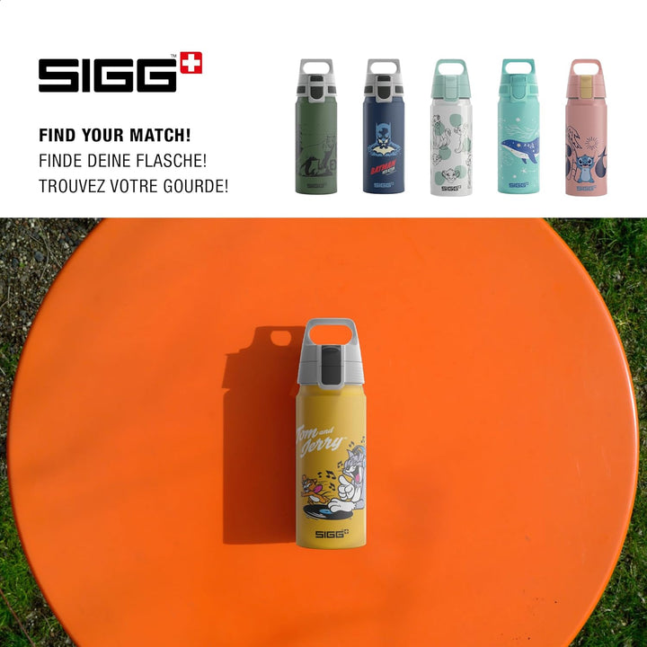 SIGG - Alu Trinkflasche Kinder - WMB ONE - Made in Switzerland - Für Kohlensäurehaltige Getränke Gee