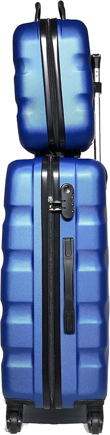 CELIMS Kabinenkoffer, mittelgross, mit oder ohne Vanity – französische Marke, Blau (5806), Moyen & V