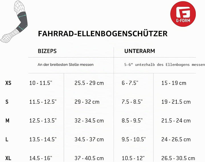 G-Form Pro-Rugged MTB Ellenbogenpads - Pads Dirt Bike Gear - Ellenbogenpads - Schwarz, Erwachsene Sm