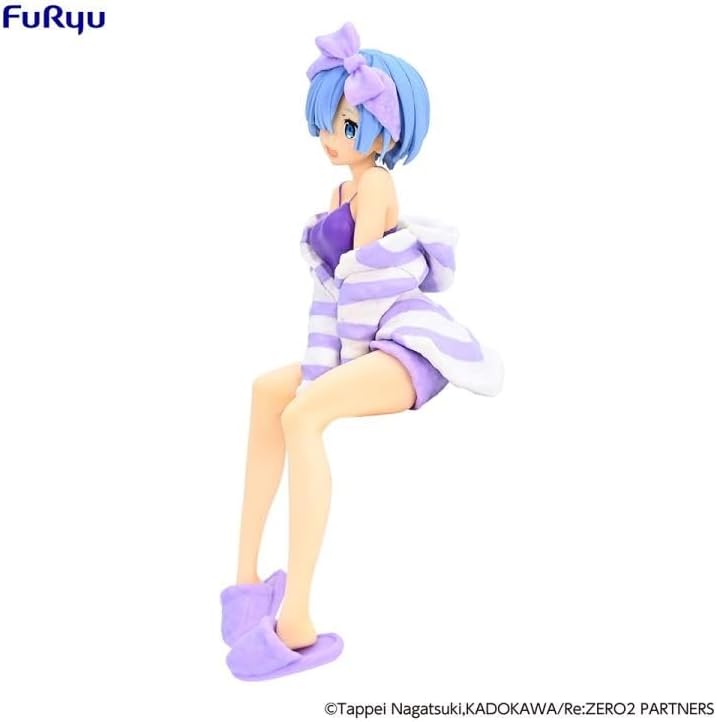 Furyu RE Zero - Rem Room Wear Purple - Statuette PVC Noodle Stopper 14cm