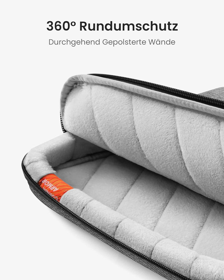 tomtoc 360° Tasche Hülle für 13 Zoll MacBook Air M2/A2681 M1/A2337 2022-2018, 13" MacBook Pro M2/A26