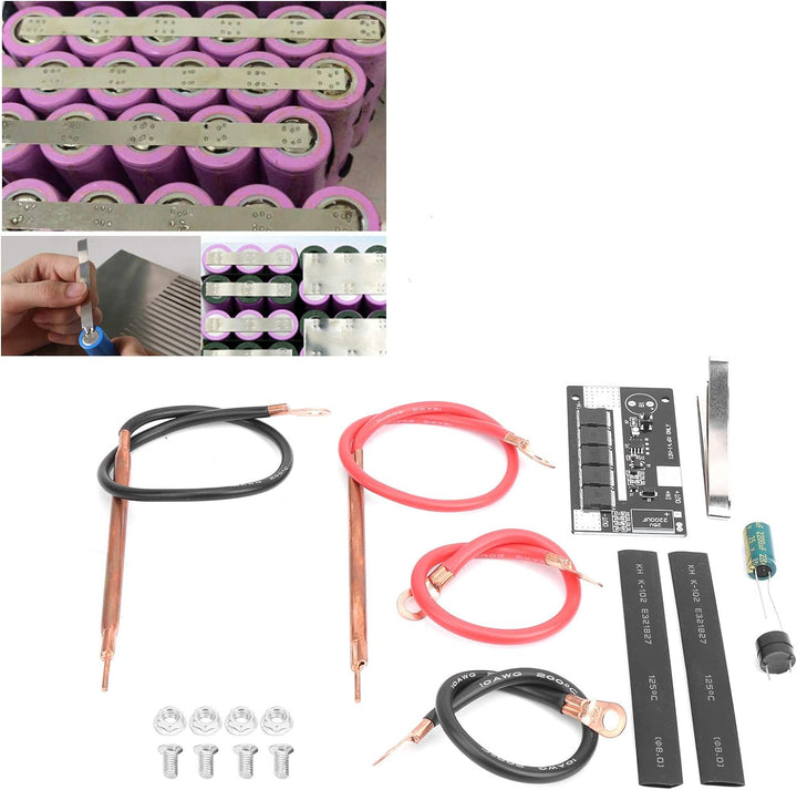 Punktschwei?ger?t, 12V Batterie Punktschwei?er Akku Lagerung Pulse Spot Welder for 18650 26650