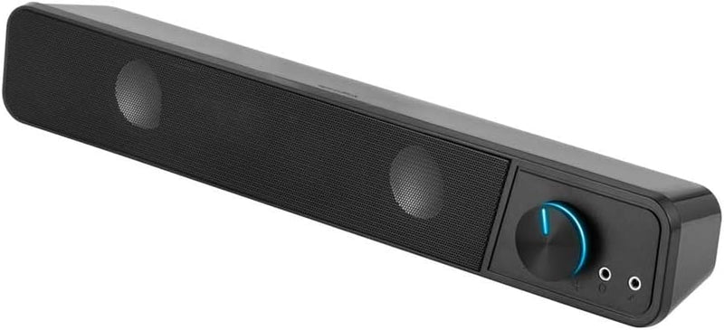 Speedlink BRIO Stereo Soundbar – Computer-Soundbar, exzellente Audioqualität, 12 Watt, 2x 3,5mm-Klin