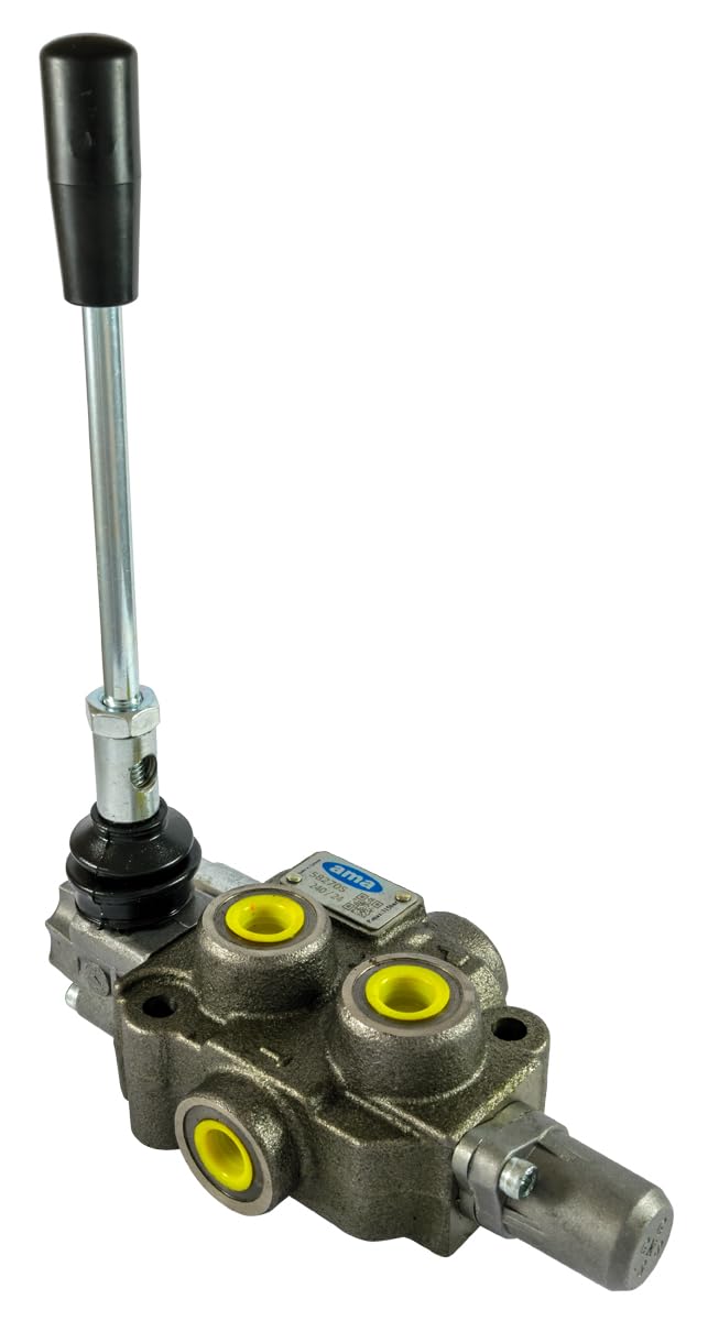 Ama Verteiler Hydraulisch Kompakt 3/8" 1 Hebel Doppeleffekt 40 Liter 58270 Handhebelventil Hydraulik
