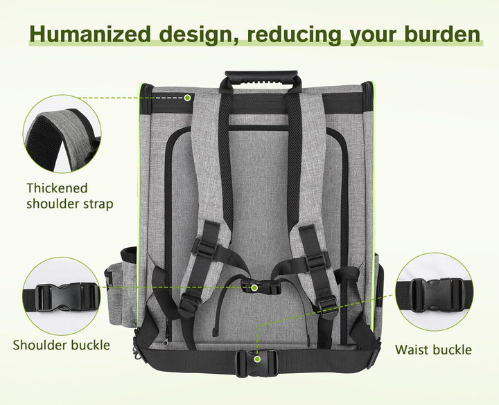 pecute Hunderucksack, Erweiterbar Faltbar, Katzenrucksack Grosse Katzen mit Anti-offener Reissversch