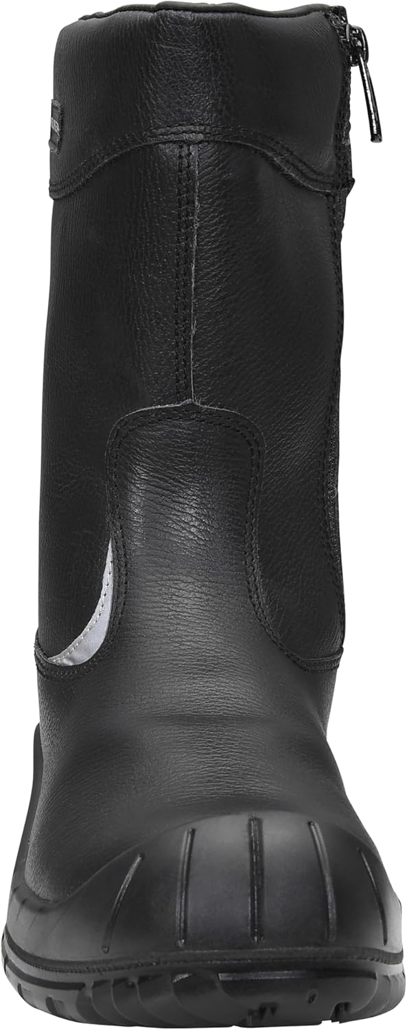 ELTEN Sicherheitsschuhe Will S3 CI, Damen und Herren, Leder, Stahlkappe, robust 36 EU Schwarz, 36 EU