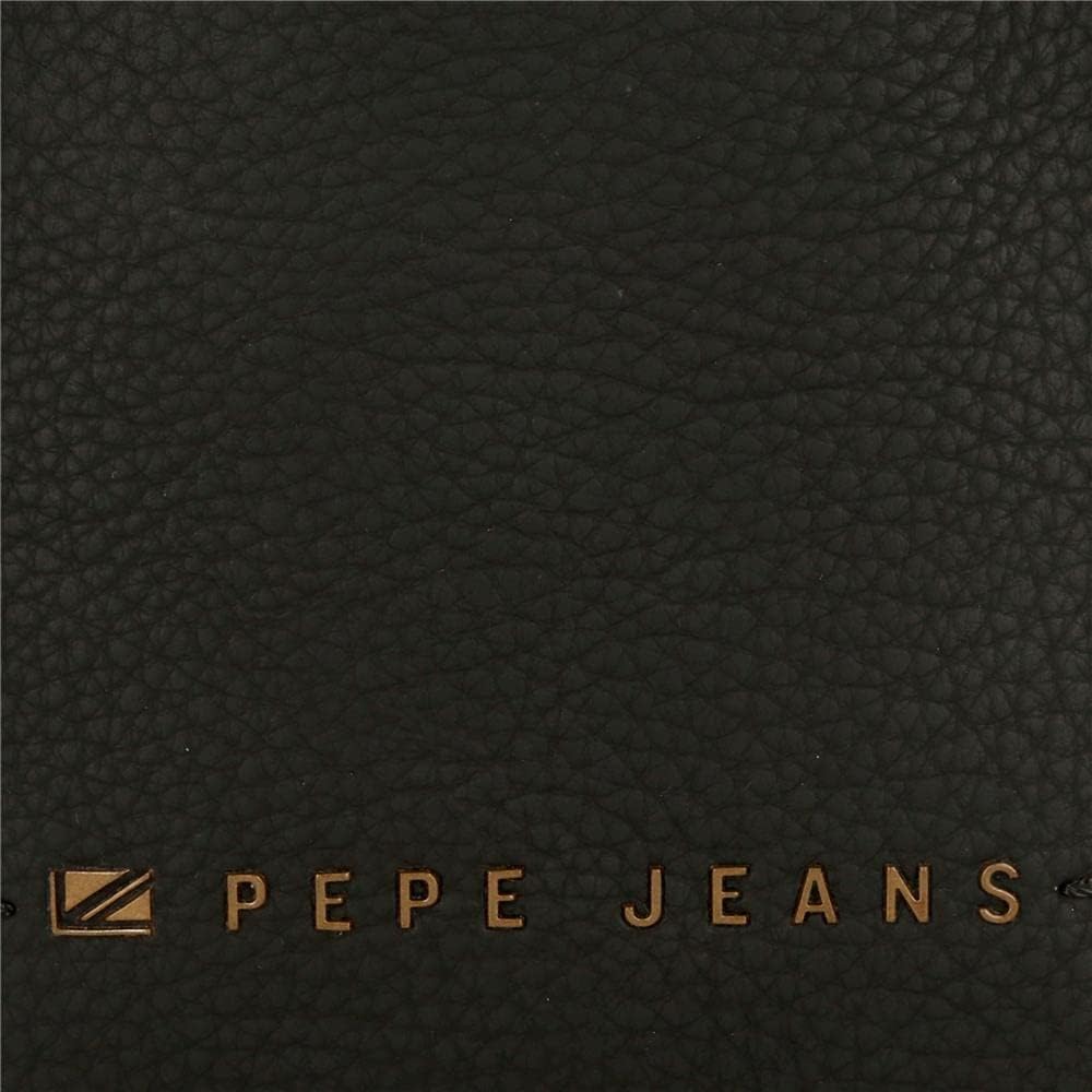 Pepe Jeans Damen Diane Reisezubehör - Geldbörse Bolso de Mano Schwarz, Bolso de Mano Schwarz