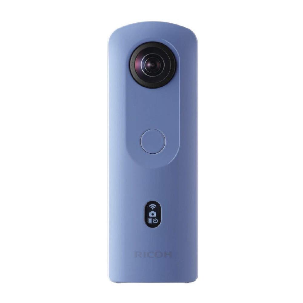 Ricoh Imaging RICOH Theta SC2 BLAU, 360°-Kamera mit Bildstabilisierung, hohe Bildqualität, High-Spee