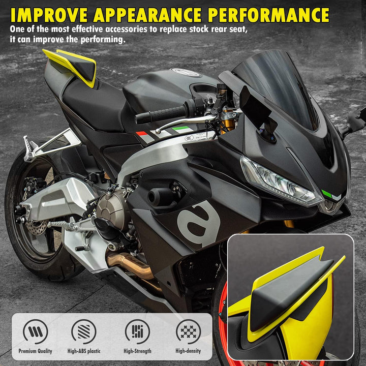 Lorababer Motorrad Verkleidungsabdeckung für die hintere Sitzbank Kompatibel mit A.prilia RS660 RS 6