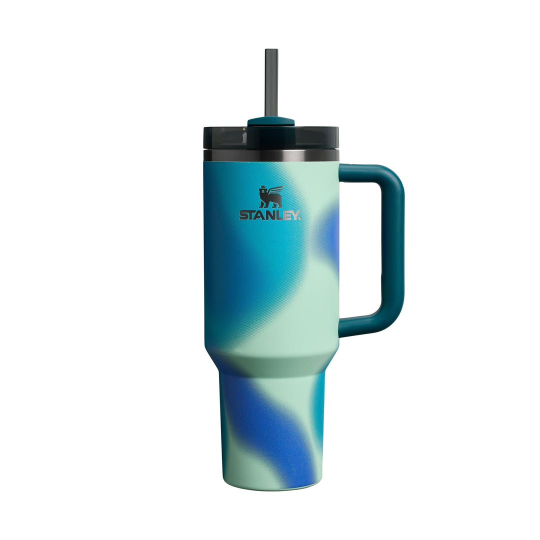 Stanley 1913 Quencher H2.0 Flowstate Trinkflasche Mit Strohhalm - Thermobecher Kühlt 11 Stunden - 48