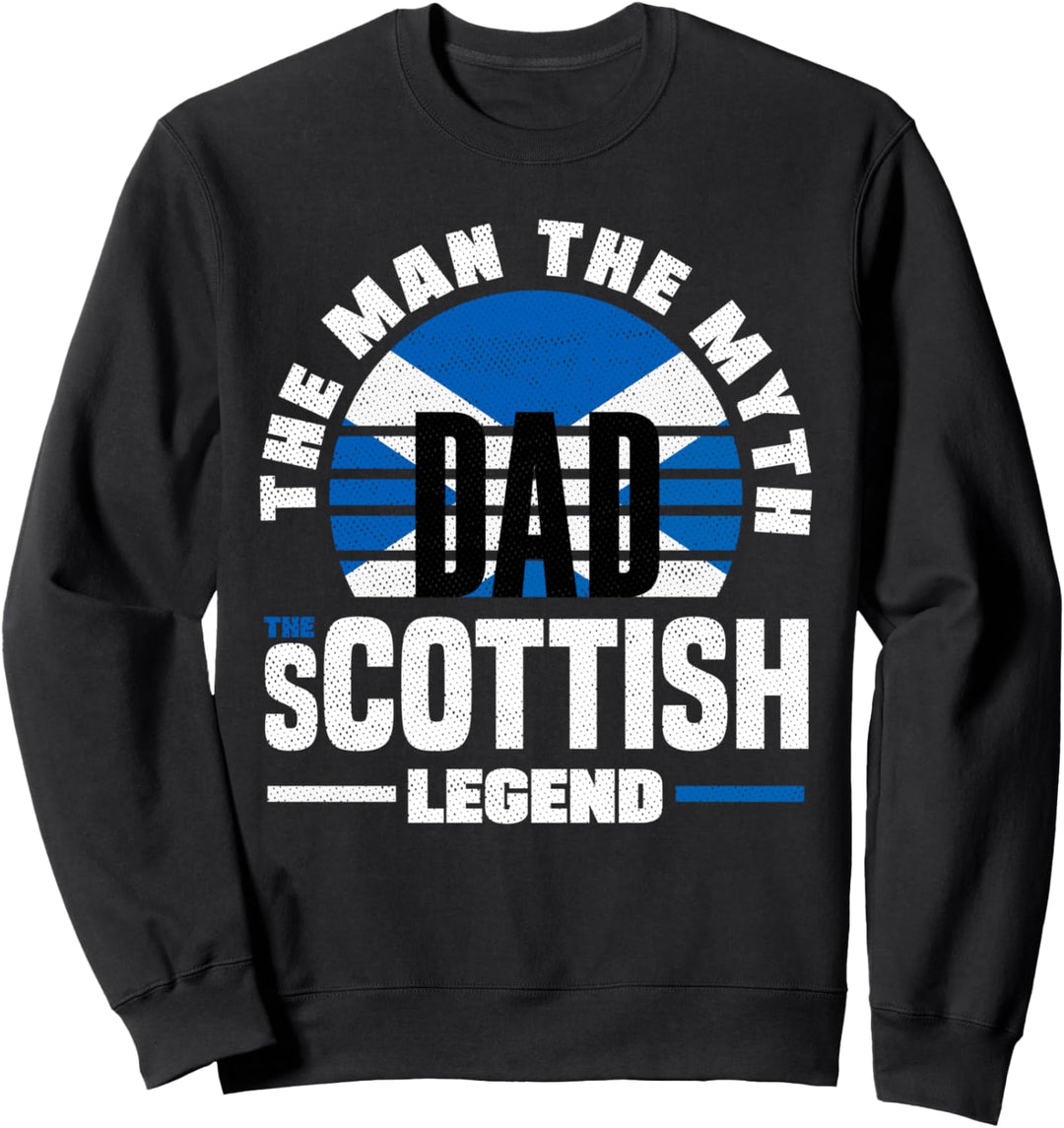 Schottische Flagge Schottland Vatertag Sweatshirt