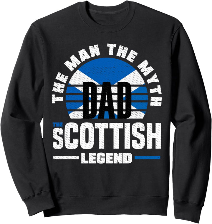 Schottische Flagge Schottland Vatertag Sweatshirt