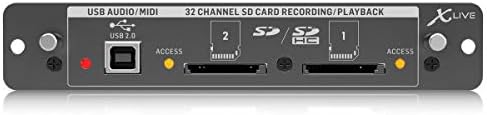 Behringer XLIVE X32-Erweiterungskarte für 32-Kanal-Live-Aufnahme/Wiedergabe auf SD/SDHC-Karten und U