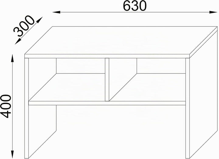 VCM Holz Beistelltisch Couchtisch Sofatisch Wohnzimmertisch Kaffeetisch Nachto S Weiss, Weiss