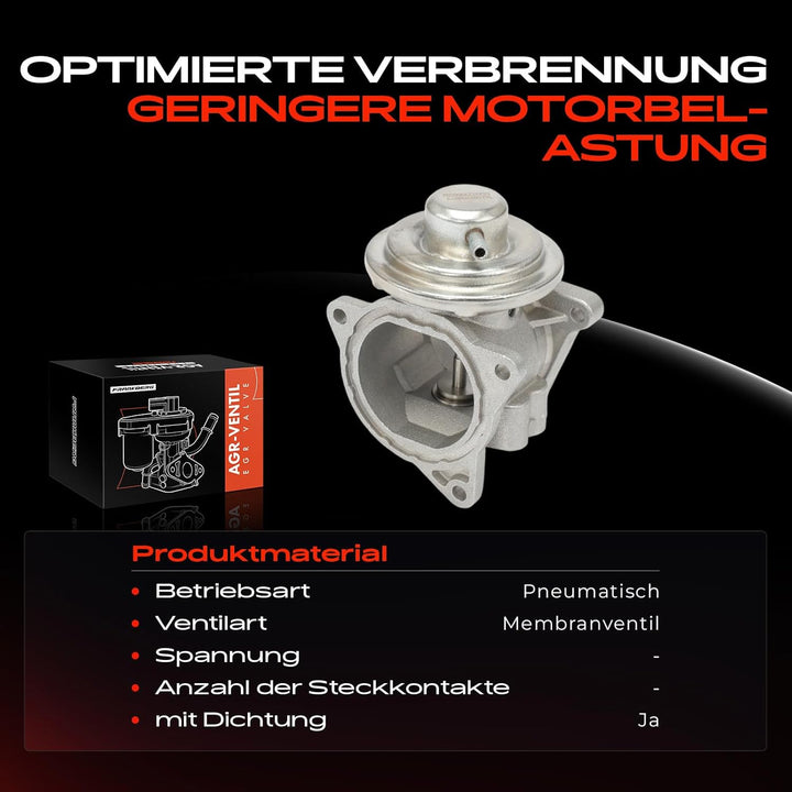 Frankberg AGR-Ventil Abgasrückführung für Bora 1J2 Golf IV Golf Plus Golf V J-e-t-t-a III Lupo P-a-s