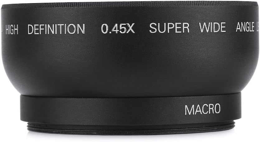 143 Weitwinkel-Objektiv 52 mm 0,45 x, Universal-Konvertierungsobjektiv 52 mm für Fotoapparate/Canon/