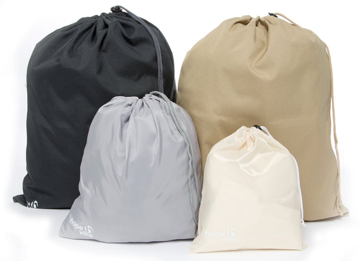 Packbeutel-Set 4-teilig, Organizer Beutel für Koffer, Rucksack und Reisetasche, Premium Reisebeutel