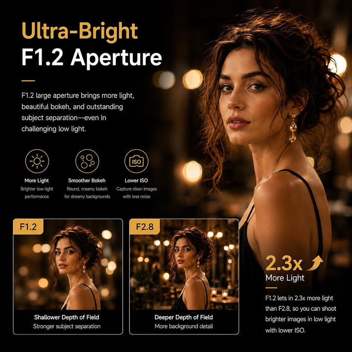 VILTROX 56mm F1.2 XF Objektiv für Fuji X-Mount Kameraobjektive APS-C Autofokus Lense Standardobjekti