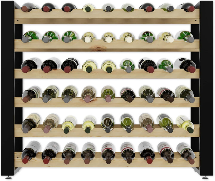 Lenmar Serie RW Weinregal aus Holz für Flaschen, LOFT, Flaschen, Wein, Flaschenregal, Kellerregal, R
