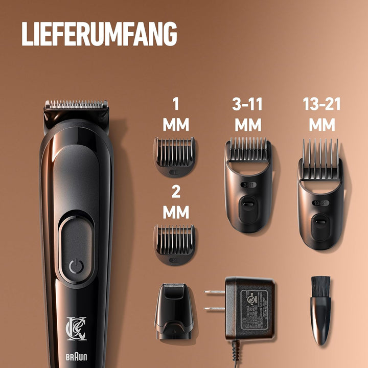 King C. Gillette Barttrimmer für Herren, kabellos, für kurze Rasur, mittel und lang, nachfüllbar