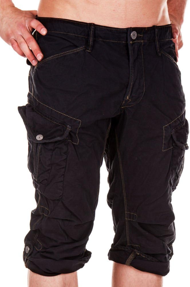 Jet Lag Herren Cargo Shorts Rio de Janeiro SDU Black W40