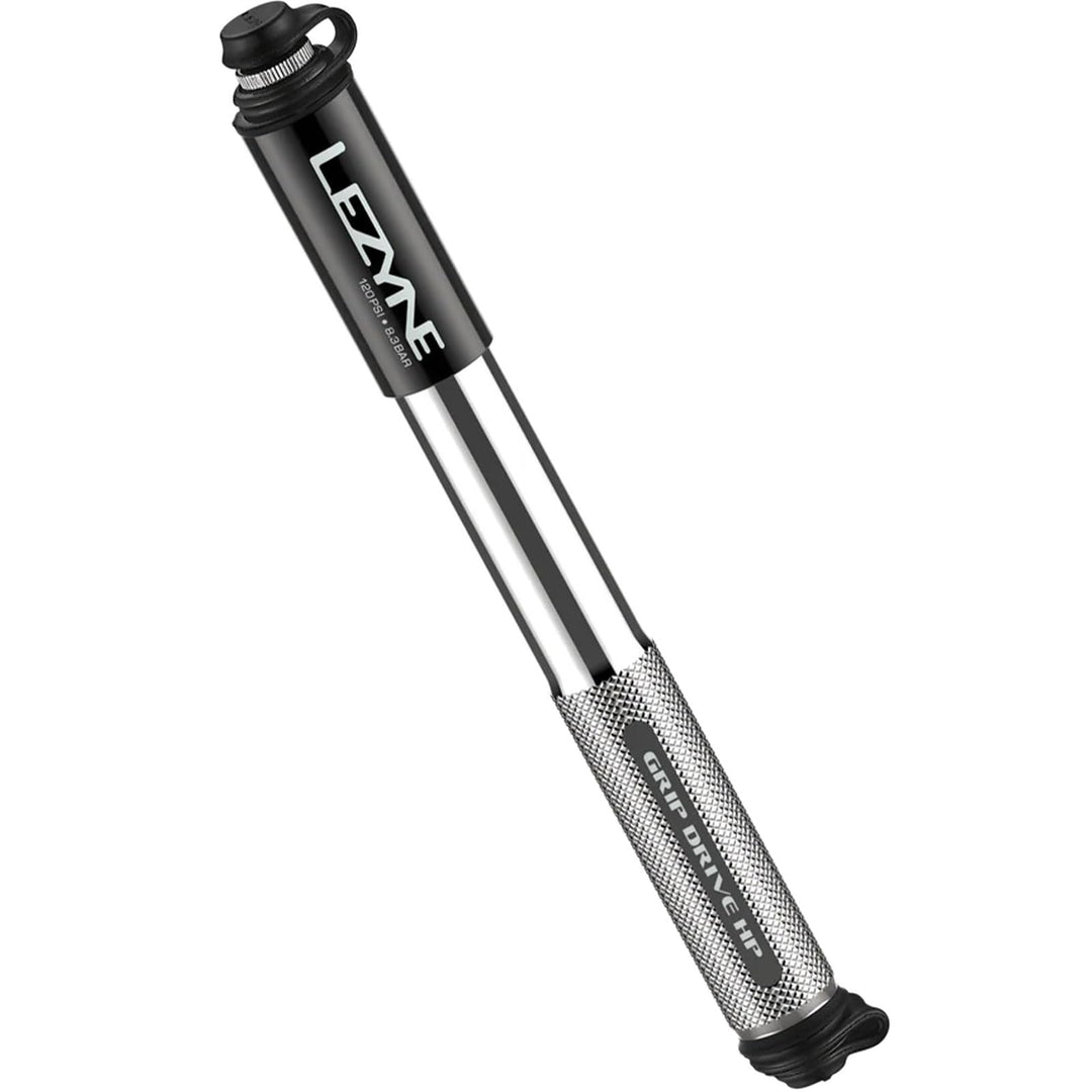 Lezyne Unisex-Adult Grip Drive Hp Minipumpe M 230mm silber, M 230mm silber