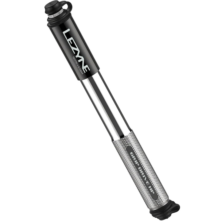 Lezyne Unisex-Adult Grip Drive Hp Minipumpe M 230mm silber, M 230mm silber