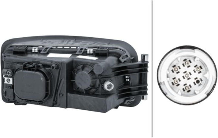 HELLA 1EH 354 984-031 Halogen-Hauptscheinwerfer - links Links (Fahrerseite), Links (Fahrerseite)