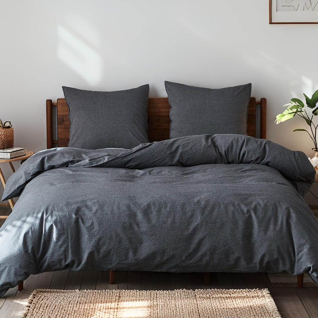 Simple&amp;Opulence Bettwäsche 2 Teilig-100% Gewaschene Baumwolle Weiche und Angenehme Schlafkomfort-Öko
