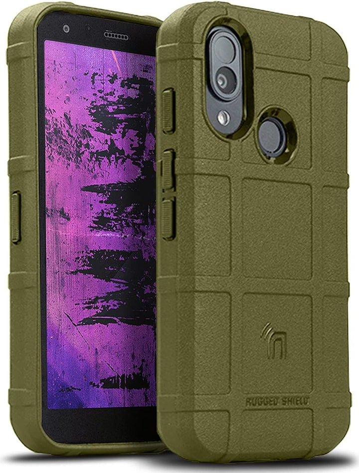 Nakedcellphone Special Ops Tactical Armor Rugged Shield Schutzhülle für CAT S62 PRO Smartphone, Anti